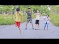 Kids Go To School Play Hopscotch | Kids Play Jump-Rope and Double Dutch Childrens Song