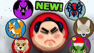 NEW SKINS! // Agario Update // Playing with new Agar.io Skins