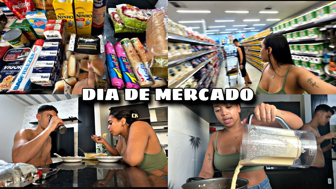 DIA DE MERCADO| FIZ UM ALMOÇO RÁPIDO, fricassê de frango 