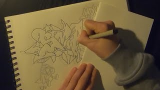 Graffiti Sketch Time lapse with Futurama details by Dirty Hands Boy 316 views 2 years ago 8 minutes, 49 seconds