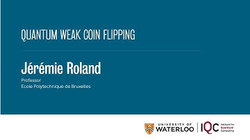 Jeremie Roland - Quantum weak coin flipping