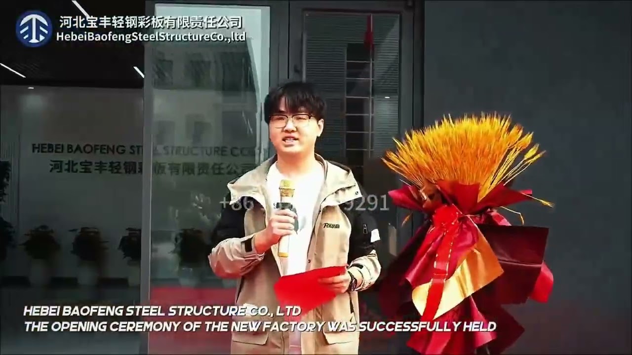 China Manufacturer Export Steel Warehouse