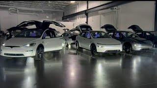2026 TESLA MODEL X , MODEL Y , CYBERTRUCK - CRAZY LIGHTSHOW !! Must See !