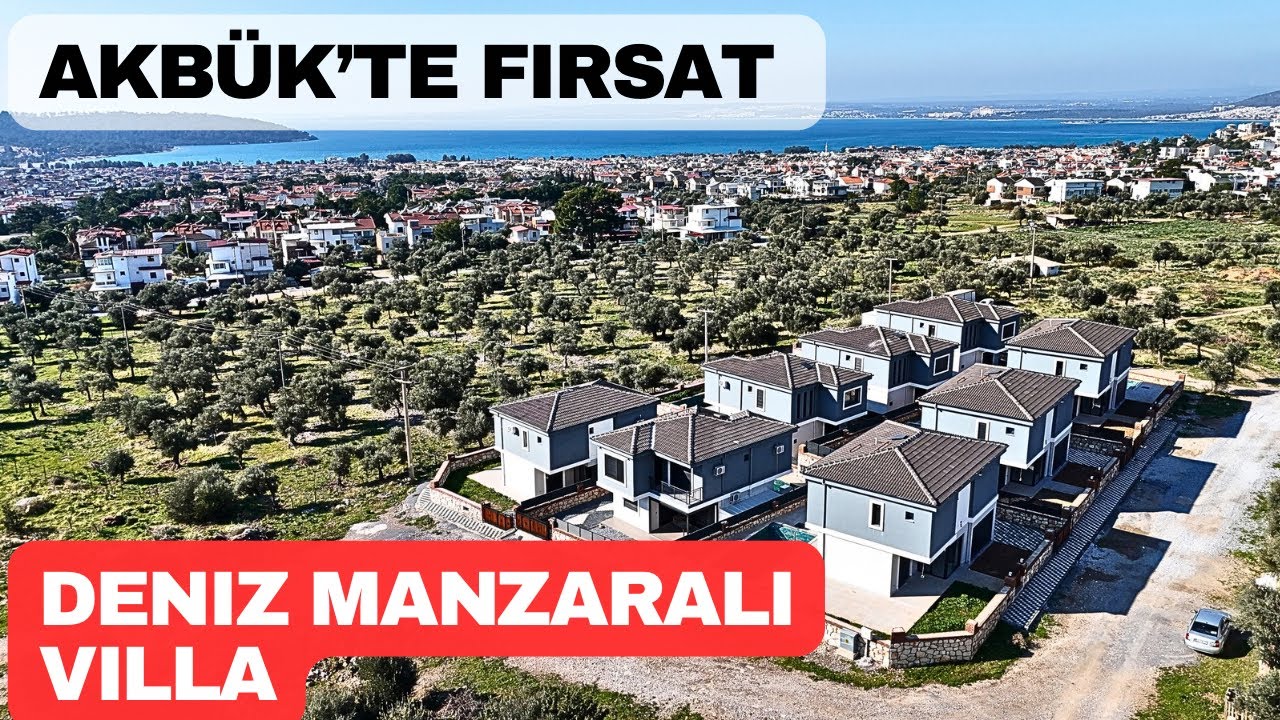Не упустите эту виллу! Вид на море из Акбука.