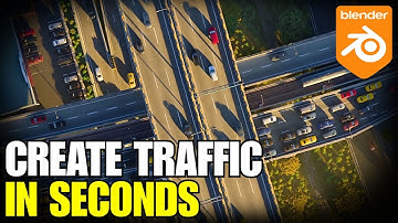 New Blender Addon For Traffic Animation | Procedural Traffic