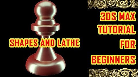 spinner snap toggle | 3ds max shape modifier| 3ds max tutorial| lathe 3s max