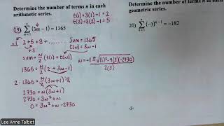 4/20 - Integrated Math 3 - 10-151 - 10-153