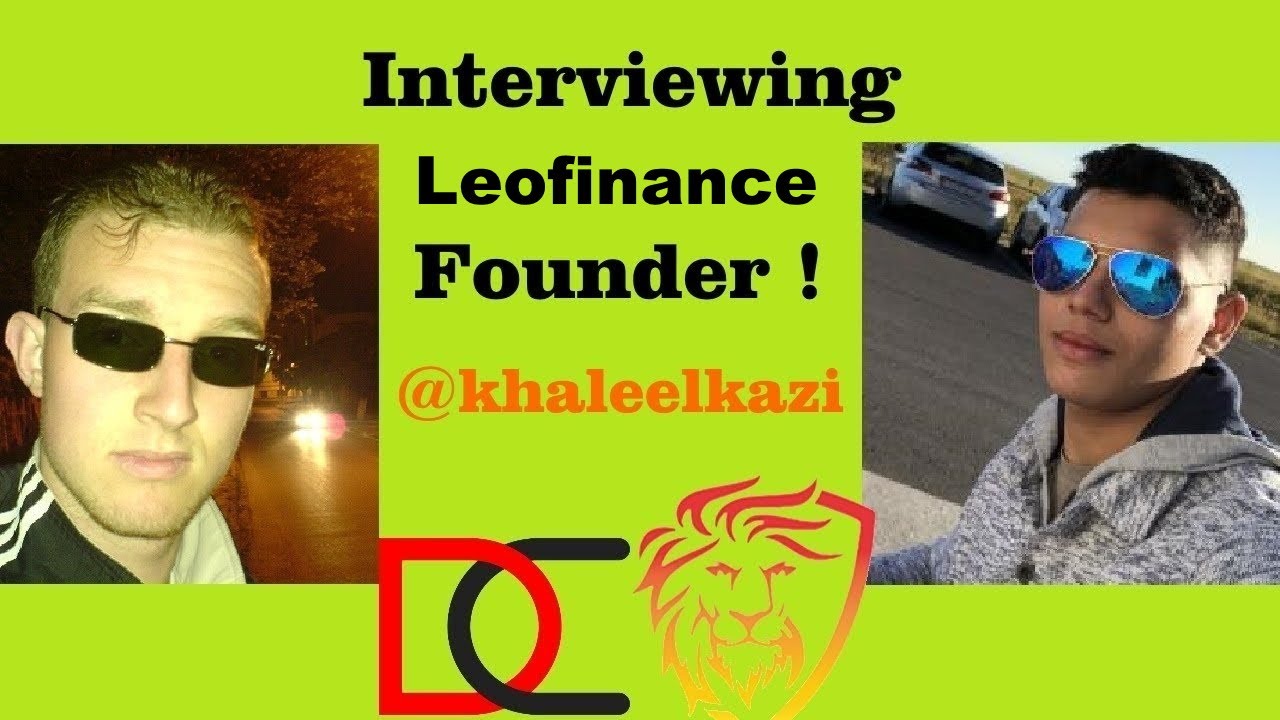 Interviewing SteemLeo Founder ! @khaleelkazi