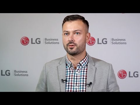 LG Information Display Experience Show - Michał Strzelec, Dyrektor Sprzedaży AV w Edbak