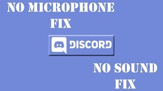 Discord No Sound