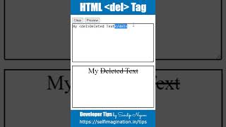 HTML Deleted Tag | HTML DEL TAG in Hindi By Sandip Nigam