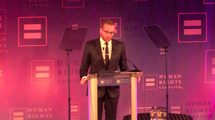 HRC PRESIDENT, CHAD GRIFFIN AT THE HRC GALA NYC- AND HRC VIDEO- WITH PRESIDENT OBAMA