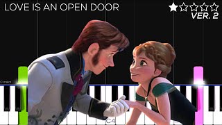 Frozen - Love Is An Open Door | DISNEY | EASY Piano Tutorial