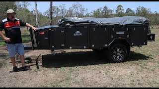 Review Soft Floor camper trailer setup Platinum Warrior S3 New Soft Floor Walk Through screenshot 1