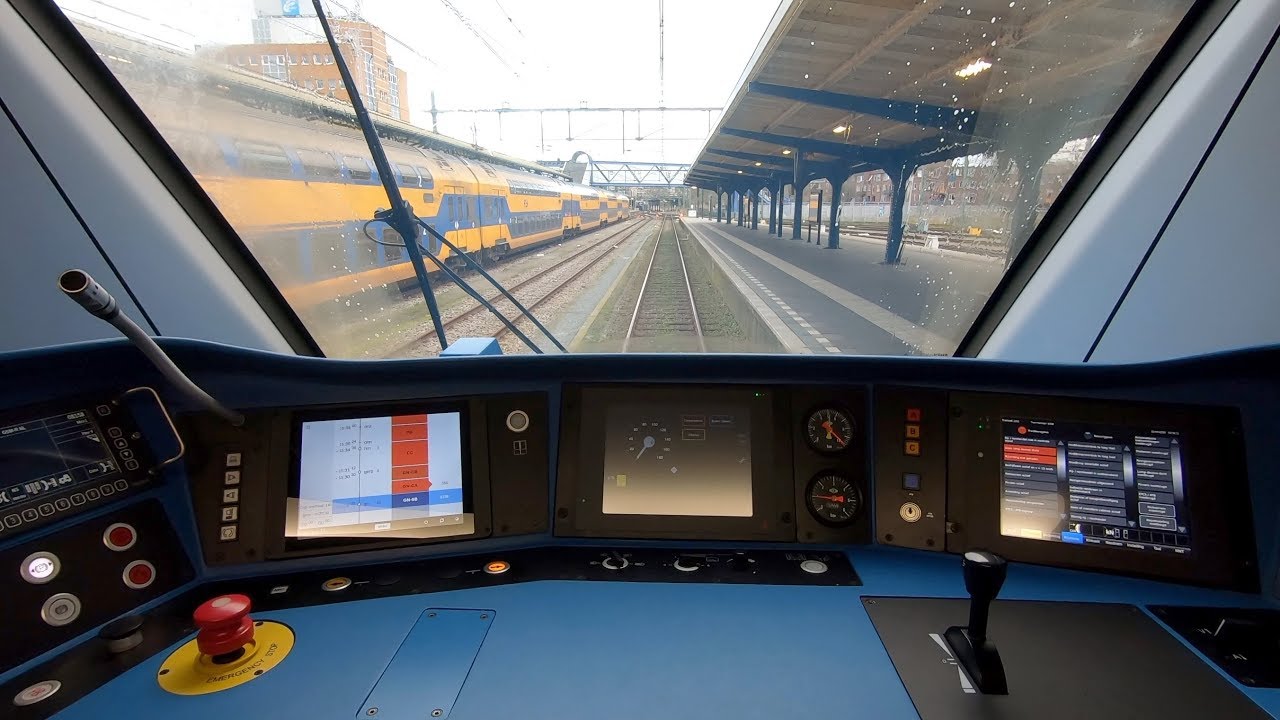 Timtim: Routelint TRAIN DRIVER's POV Groningen - Zwolle SNG 22jan 2020