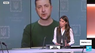 Debunking a deepfake video of Zelensky telling Ukrainians to surrender • FRANCE 24 English