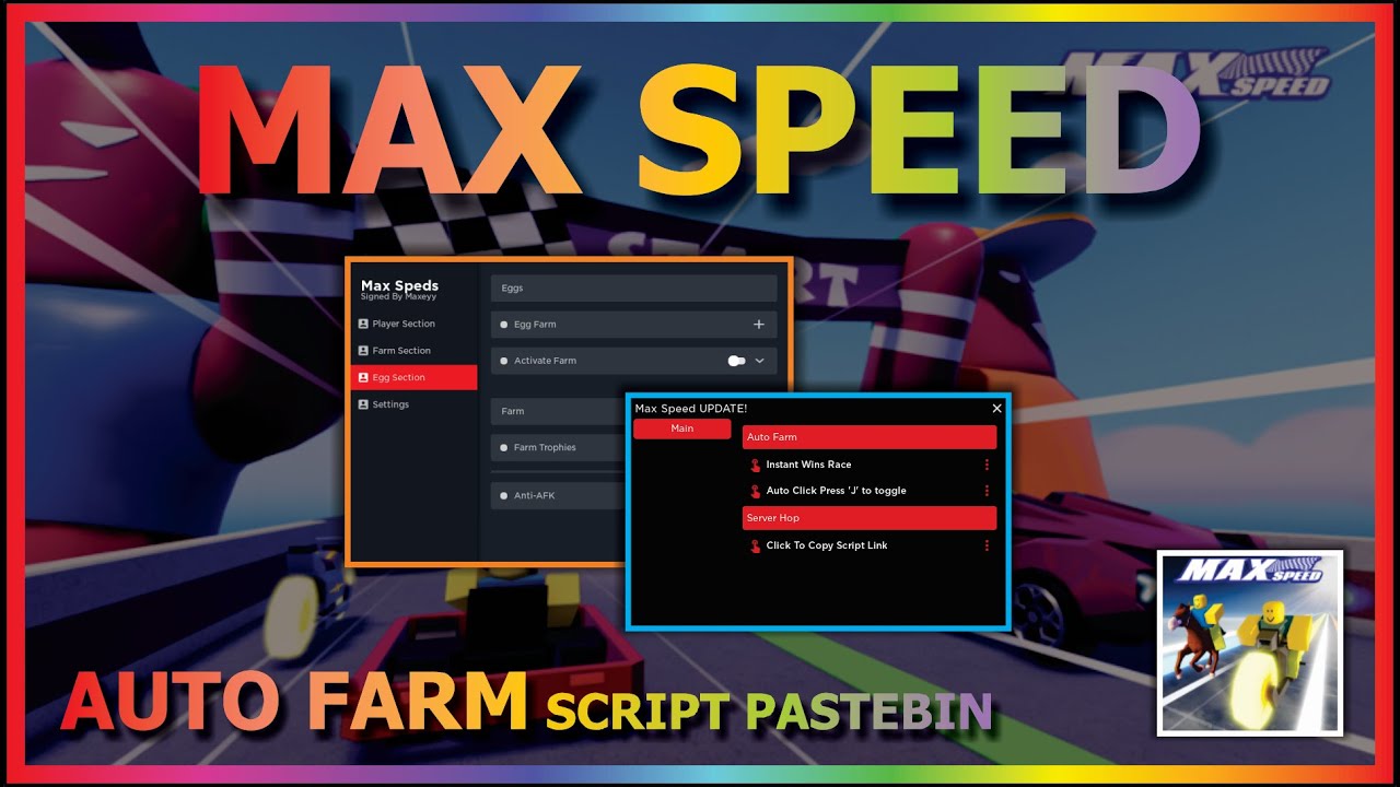 MAX SPEED Script Pastebin 2022 AUTO FARM - AUTO CLICKER (INSTANT WIN) -  video Dailymotion