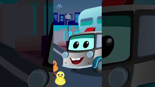 Wheels on the bus #shorts #babysong #nurseryrhymes #trending #viral #ytshorts #cartoon