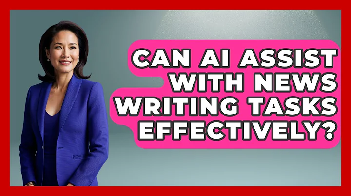 Can AI Assist With News Writing Tasks Effectively? | Journalism Explained News
