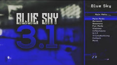 MW2 - Blue Sky Mod Menu - Gameplay + Download [RGH/JTAG]