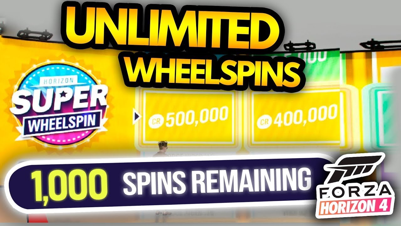 how to get unlimited wheelspins on fh4 YouTube