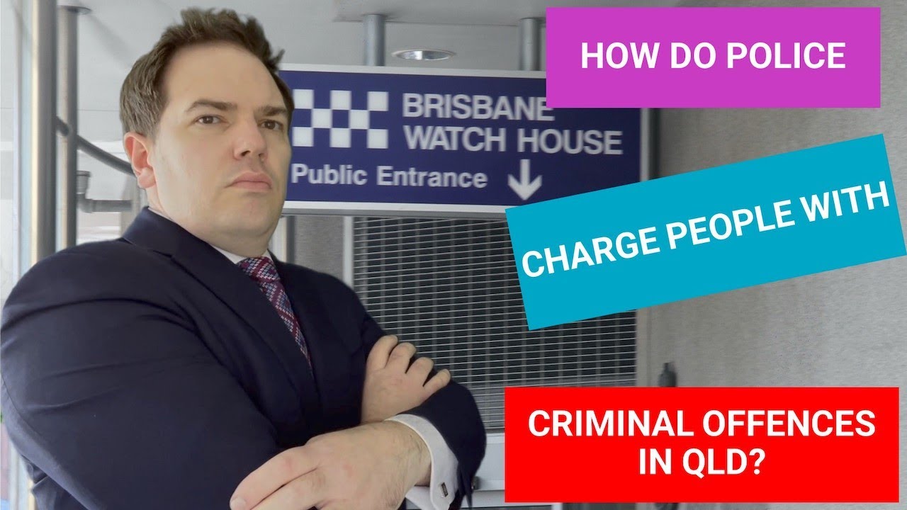 How do police in Queensland charge people with criminal offences?