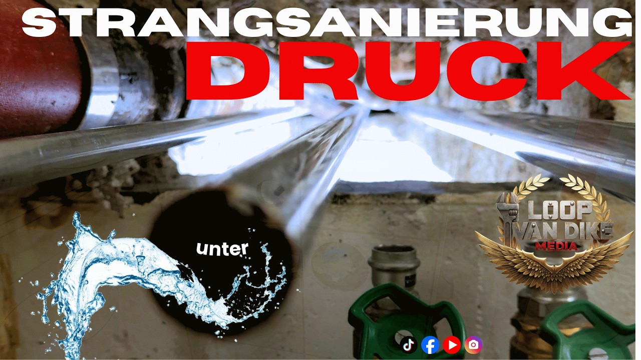 Strangsanierung unter Druck- Das Leben als Heizungsb. - #plumber #sanierung #installation #reparatur