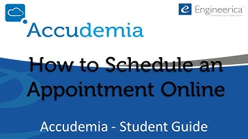 Accudemia 7.0 - Student Guide - Scheduling an Appointment Online