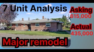 7 Unit Analysis from Zillow - Grandview Washington