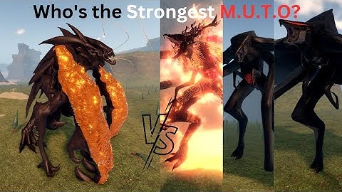 M.U.T.O Prime VS Female, Male, and Cleric Muto - Roblox Kaiju Universe