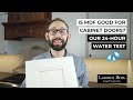 Is MDF Good for Cabinet Doors? Our 24-Hour Water Test