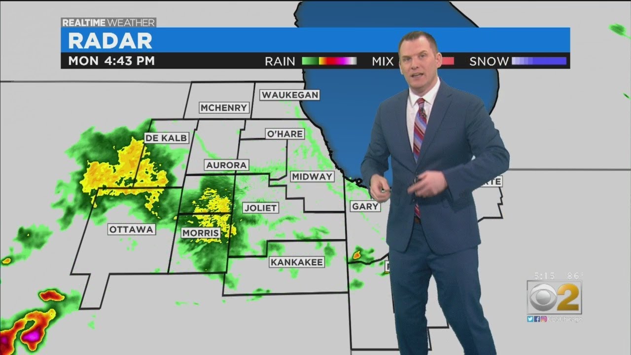 Chicago Weather: Scattered Showers For Most Of The Week - YouTube