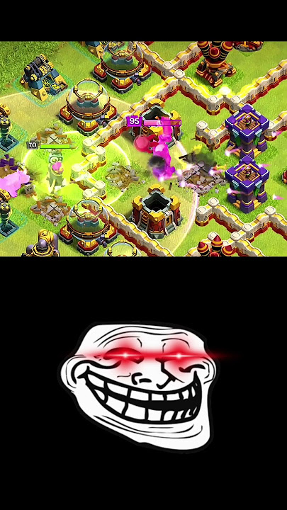 Angry Jelly pet and King 🔥😱#clashofclans #coc #gaming #th17