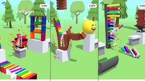 Slice It All GamePlay | Level 51-55 | Cut All The Things With Bigger Knife 🔪