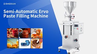 Semi-Automatic Paste Servo Filling Machine