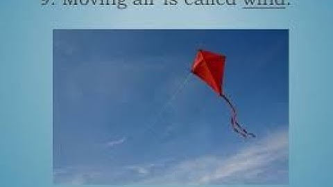 Moving Air | Wind | Moving Air and Its Properties | 2nd EVS Chap 7