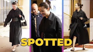 Selena Gomez Recently Spotted Looking Chic Wearing A Black Dress