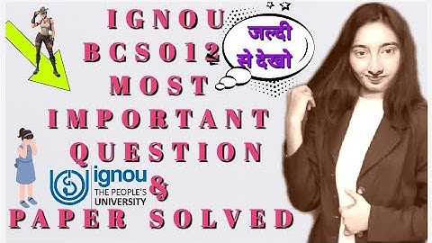 bcs012 most important question answer, solved june 2021ques paper#arpitashilpi #bcs012 #math #viral