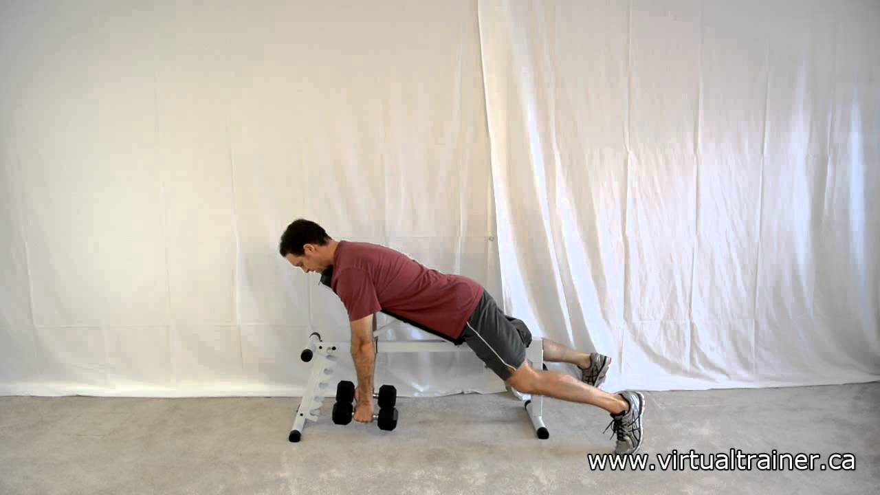 How to do a chest supported row (narrow) exercise YouTube
