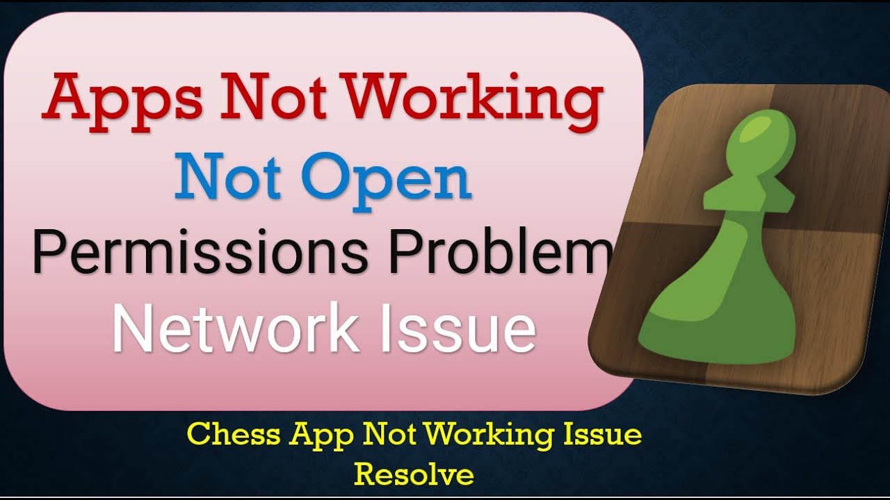 How to Fix Chess App Not Working | Not Open | Space Issue - YouTube