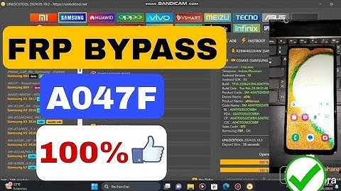 FRP BYPASS GALAXY A04S (A047F) WITH UNLOCKTOOL