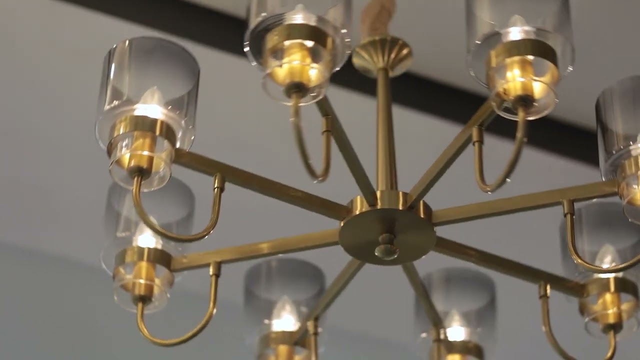 Подвесная люстра Элла латунного цвета - лучшие Подвесные люстры в INMYROOM Подвесная люстра Элла латунного цвета - лучшие Подвесные люстры в INMYROOM