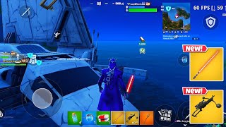 Samsung S23 Ultra 60 FPS Fortnite Mobile Gameplay *42 Elims Win, NEW Darth Vader Boss in Season 2*