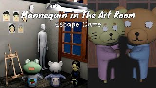 Escape Game Mannequin in The Art Room (Shigeyuki Kawamura) 脱出ゲーム 美術室のマネキン Walkthrough screenshot 1