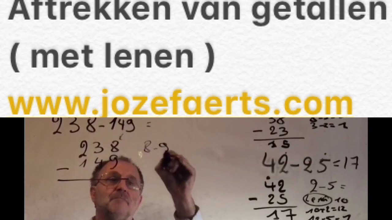 1647 Hoe Trek je getallen af ( met lenen )? - YouTube