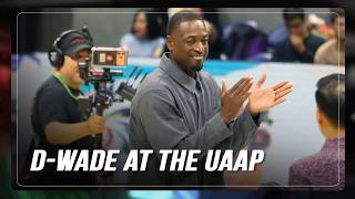 Dwyane Wade takes in UAAP hoops action, praises young talent | ABS-CBN News