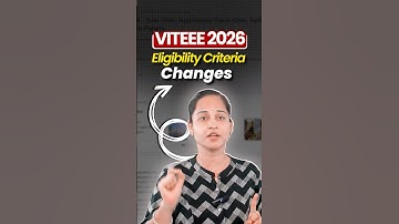 VITEEE 2026 Eligibility Changes 🔥 | Marks & Age Eligibility Updated! Must Watch Before Applying!
