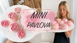 MINI BEZA PAVLOVA 👩🏼‍🍳✨z truskawkami i bitą śmietaną // ladycolour słodki vlog