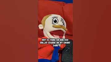 800K Doller Charge to my credit card! #short #smljeffy #viral #sml #jeffy #funny #meme #puppet