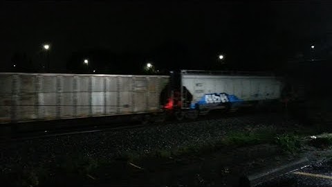 CSX 987 West empty coal and grain combo in Charlottesville Virginia